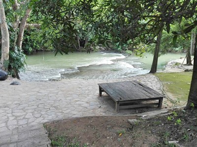 For SaleLandSaraburi : Land for sale, next to a stream around Muak Lek District, over 9 rai, with a title deed, very suitable for resort