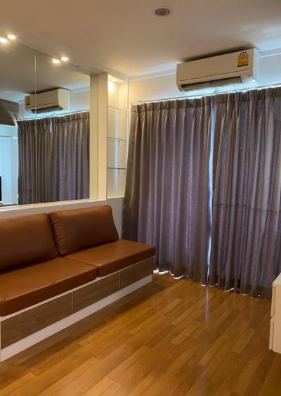 For RentCondoRama9, Petchburi, RCA : Condo for rent, Lumpini Park Rama 9-Ratchada (For Rent Condo Lumpini Park Rama9-Ratchada) - 1 bedroom, 1 bathroom, open kitchen - 17th floor, area 31 sq.m. - Fully furnished and electrical appliances. Rent 10,000 baht/month