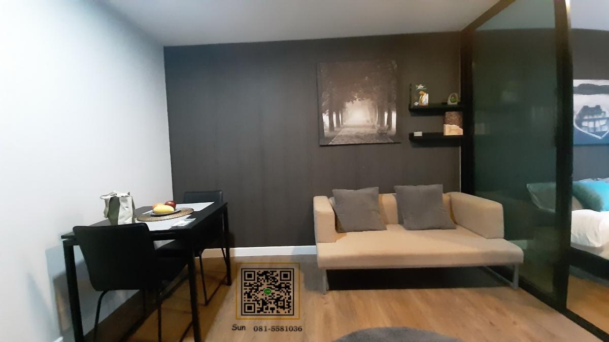 For RentCondoNawamin, Ramindra : For rent Esta Bliss Condo Raminthra (ESTA BLISS CONDO) next to the pink line. Setthabut Bamphen Station, Building A, 2nd Floor, 35 sq.m., 1 Plus, 2 bedrooms, 1 living room, separate kitchen in the east