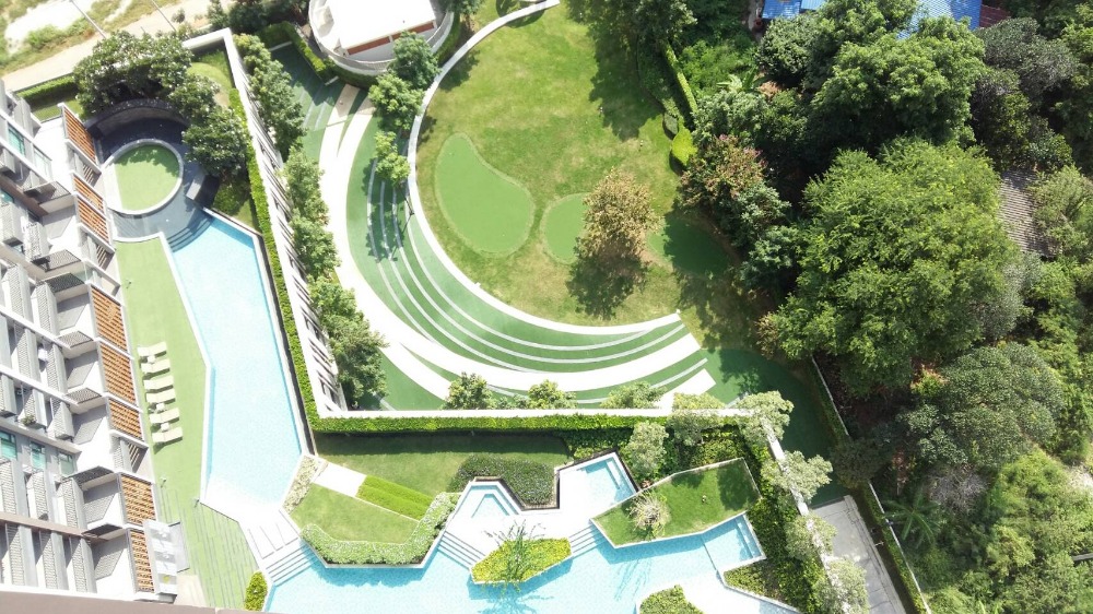 ขายคอนโดศรีราชา แหลมฉบัง บ้านบึง : Sale Condo KnightsBridge the Ocean Sriracha 30 sq.m 23th floor Nice View, Fully furnished