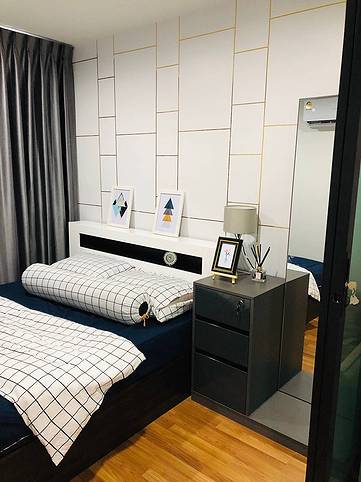 For RentCondoOnnut, Udomsuk : The room is very beautiful !! At Regent Home, Sukhumvit 81 condo near BTS Onnut “The room has a washing machine“ ready