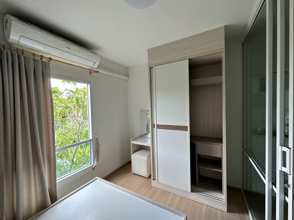 For SaleCondoPinklao, Charansanitwong : East, UNIO Charan 3 (1 bedroom), Building F, 3rd floor, built-in furniture, project, open view, fresh trees, near MRT Tha Phra.