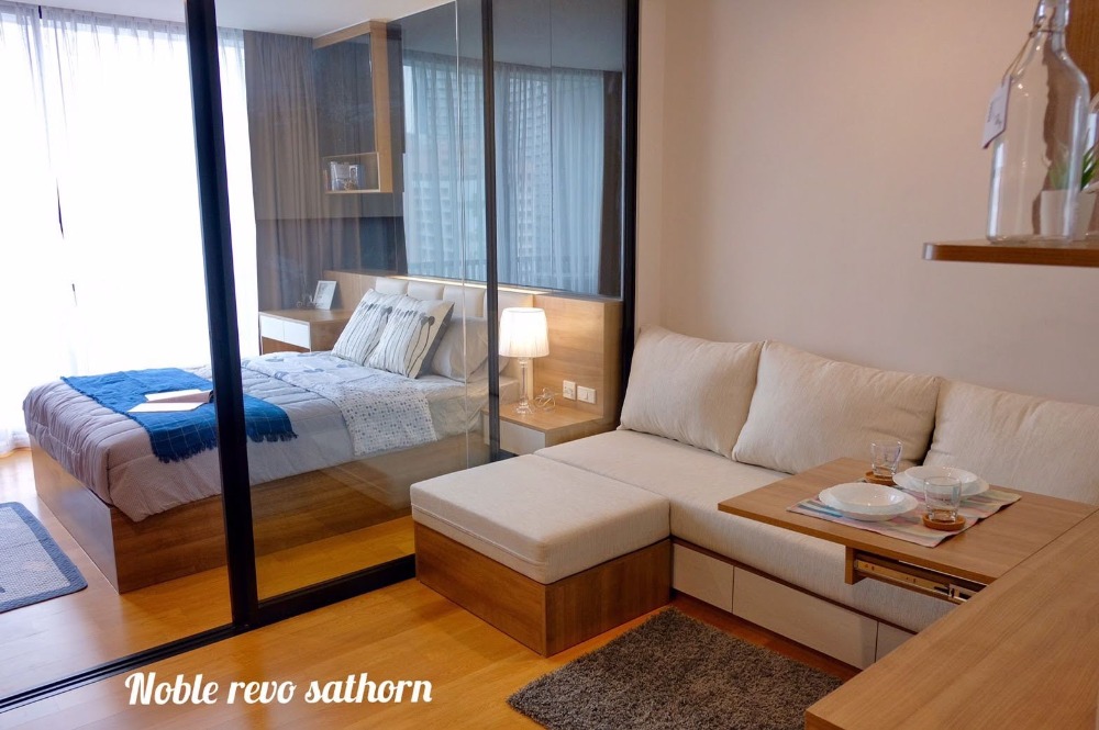 For RentCondoSathorn, Narathiwat : 🎁For Rent Noble Revo Silom close to BTS Surasak fully furnished ready to move in ***Special Price 15,000 Baht***