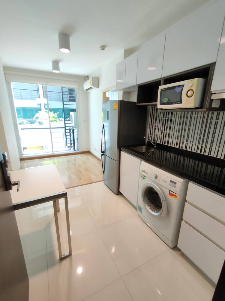 For SaleCondoKasetsart, Ratchayothin : Condo for sale, Bangkok Feliz Vibhavadi 30, 2nd floor, garden view, size 28 sq.m., near BTS Phaholyothin 24
