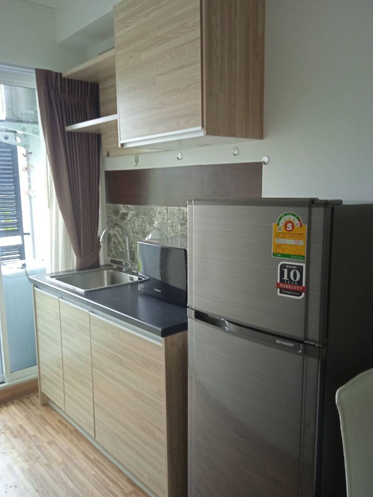 For RentCondoNonthaburi, Bang Yai, Bangbuathong : 🔥🔥🔥 For rent THE IRIS Bang Yai 🌟There is a washing machine🌟 Building 1, 2nd floor, size 25 sq m, fully furnished and electrical appliances, price 5,500!!!