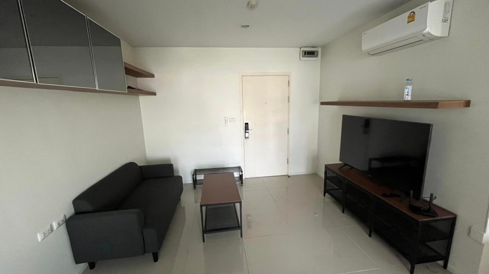 For RentCondoRama9, Petchburi, RCA : #Condo for rent Aspire Rama 9 near MRT Rama 9 Station - 1 bedroom, 1 bathroom, 1 kitchen - 3rd floor, area 39 sq.m. - Fully furnished  , rent 15,000 baht/month