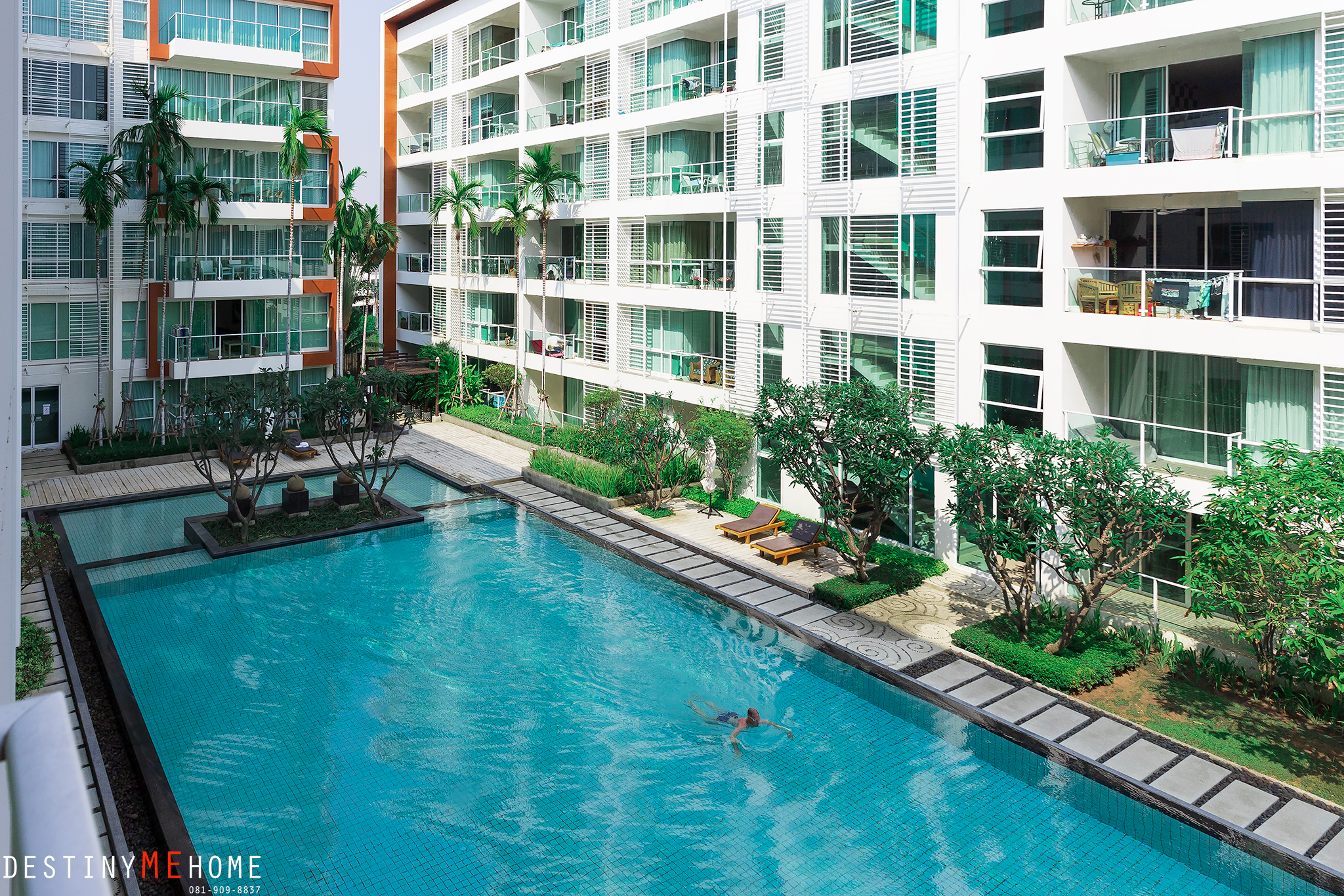 For SaleCondoHuahin, Prachuap Khiri Khan, Pran Buri : Condo for sale near Khao Takiab Beach The Breeze Huahin Condo near the sea only 200 meters