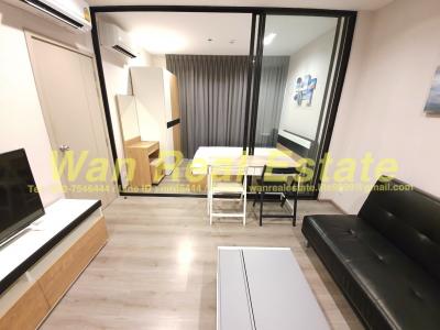 For RentCondoRattanathibet, Sanambinna : Politan rive condo for rent, 48th floor, 31 sq.m., fully furnished, cheap price
