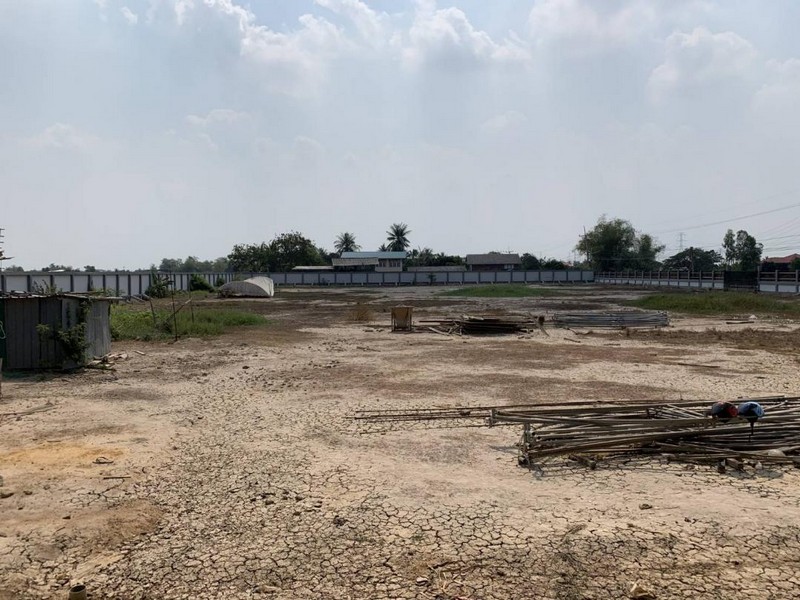 For SaleLandAyutthaya : Land for sale with buildings, 7-2-0 rai, Lat Bua Luang area, Ayutthaya, suitable for showrooms, warehouses
