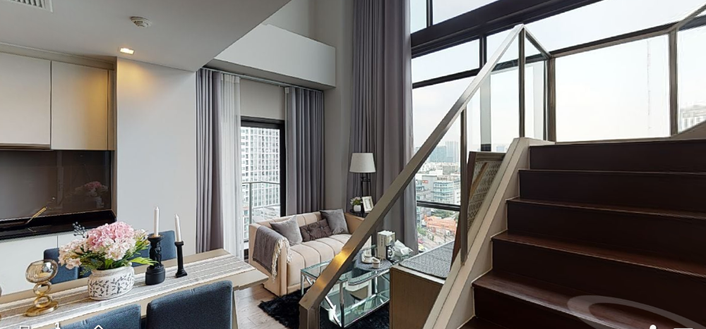 For SaleCondoLadprao, Central Ladprao : ขายด่วน Whizdom Avenue Ratchada-Ladprao - วิสซ์ดอม อเวนิว รัชดา-ลาดพร้าว 83.5 ตร.ม. duplex 1 ห้องนอน 1 ห้องน้ำ 12,940,00 ห้องสวย วิวดี