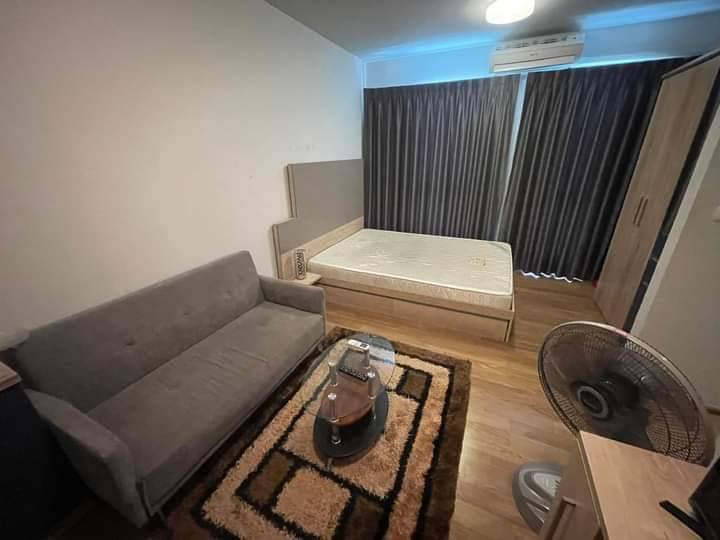For RentCondoBangna, Bearing, Lasalle : 🛟Condo for rent Unio Sukhumvit 72 Phase 1, 600 m. from BTS Bearing, beautiful room, has a washing machine, only 7500-