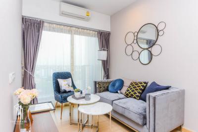 For RentCondoOnnut, Udomsuk : Condo for RENT * Whizdom Connect, North corner room, fully furnished, @ @ 25,000 Baht
