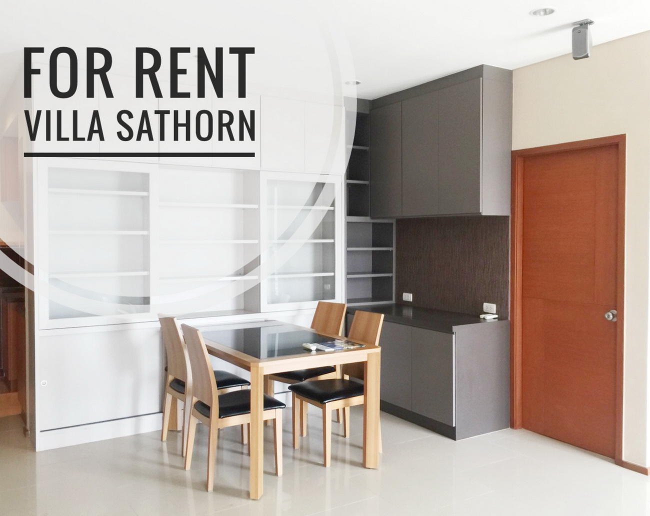 For RentCondoWongwianyai, Charoennakor : ((For Rent)) Villa Sathorn, near BTS Krung Thon Buri Station, high floor, 2 bedroom type