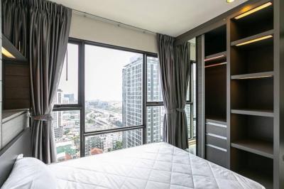 For RentCondoRama9, Petchburi, RCA : Condo for rent :  Rhythm Asoke 1 Type :   2 bedroom 1 bathroom Size  : 41.5 sq.m  Floor  : 24 Rent Price  28,000 Baht/Month