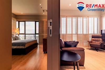 For SaleCondoThaphra, Talat Phlu, Wutthakat : Condo for sale Whizdom Station Ratchada Thapra, near BTS Talat Phlu, 60 sq.m., 36th floor, corner room, very good position.