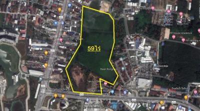 For SaleLandPhuket,Patong : Land for sale 59 rai near Phuket Airport, Thalang District, Phuket (next to the owner)