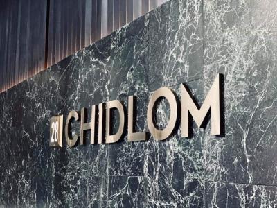 For SaleCondoWitthayu, Chidlom, Langsuan, Ploenchit : !! Reduced 6 million, luxury condo, 28 Chidlom, next to BTS Chidlom, 43.85 square meters, starting at 12.8 million baht, very beautiful.
