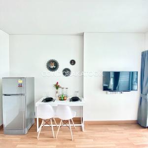 For RentCondoRama3 (Riverside),Satupadit : 🔥🔥 Low deposit 🔥🔥 Lumpini Place Rama 3 - Riverine, 1 bedroom, fully furnished, 2 air conditioners, only 9,000