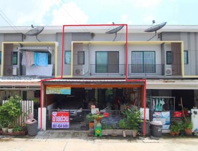 For SaleTownhouseLadkrabang, Suwannaphum Airport : Townhouse for sale, 2 floors, 18.2 sq.w., THECONNECT, Suvarnabhumi 2, The Connect, Kingkaew 37, Bang Phli, Samut Prakan, complete addition, cheap price, good location, fully furnished, full bank