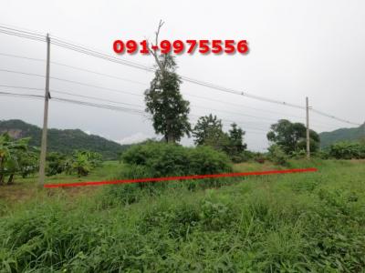 For SaleLandNong Bua Lam Phu : Land for sale, area 6-2-0 rai, Na Wang District, Nong Bua Lamphu, next to 8-lane road, Udon-Loei line, behind the mountain, good location, shady atmosphere, cheap price, suitable for a resort project, hotel or farming