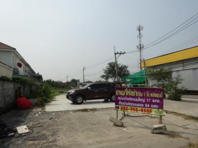 For SaleLandNonthaburi, Bang Yai, Bangbuathong : Land for sale 1 rai, next to Sai Noi main road, corner plot, can do many businesses, next to 2 roads, filled, very good location