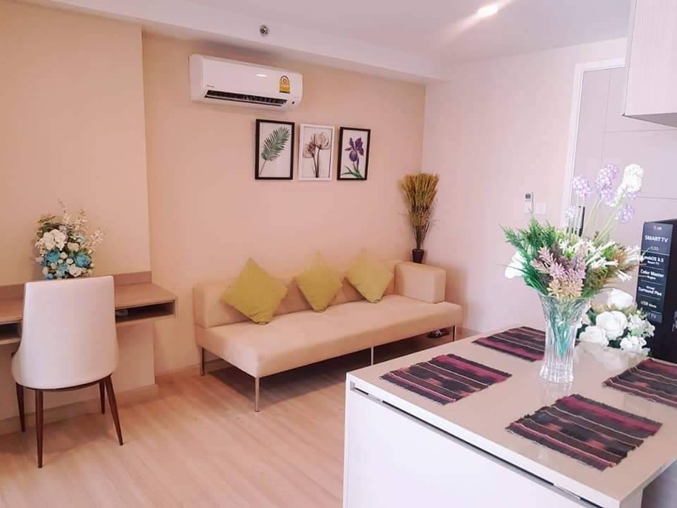 For RentCondoVipawadee, Don Mueang, Lak Si : Condo for rent, Knightsbridge, Sky City, New Bridge, beautiful room, new, clean, fully equipped, modern ** next to BTS Sai Yut, Phaholyothin 48, connecting BTS Chatuchak Silom, beautiful room, N12A floor, building 15 floors, Area 34.5, 1 bedroom, large +1