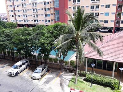 For SaleCondoRattanathibet, Sanambinna : Condo, large room, pool view, City Home Rattanathibet, 44.3 sqm, next to the MRT, cheaper than buying a new one about 40%