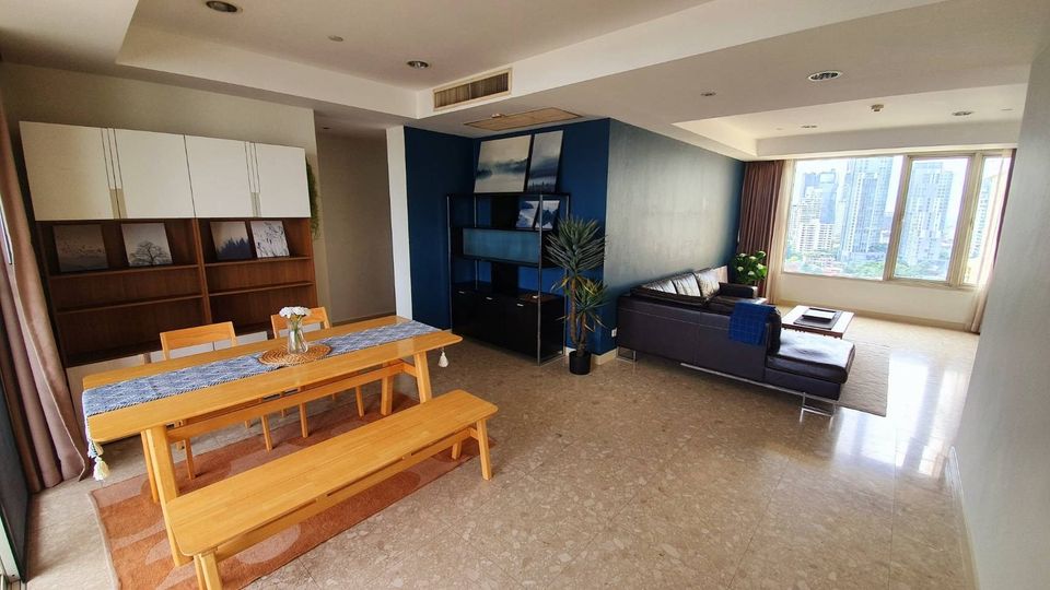 For RentCondoSukhumvit, Asoke, Thonglor : +++Urgent rent, beautiful room+++ Hampton Thonglor 10 ** 3 rooms, 162 sq m., fully furnished, ready to move in!!