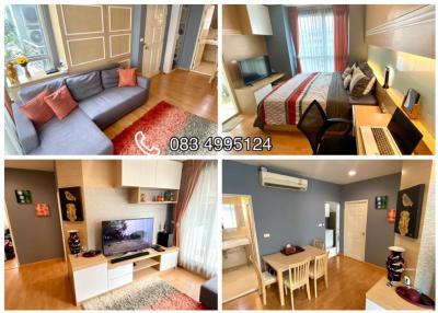 For SaleCondoChokchai 4, Ladprao 71, Ladprao 48, : Sell Life @ Ratchada by owner. Very beautiful corner room, 2 bedroom for sale, Ladprao 36