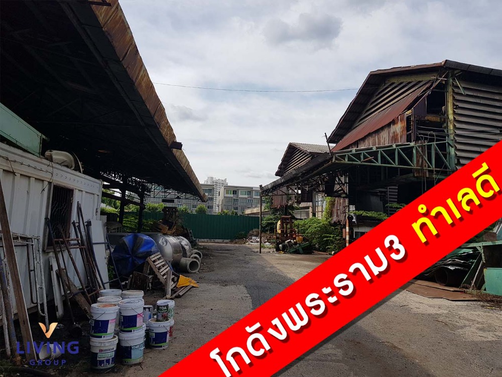 For RentWarehouseRama3 (Riverside),Satupadit : Warehouse for rent, very good location. On Yan Nawa Road, Chong Nonsi, Rama 3, Yan Nawa District, Bangkok Ready to do business immediately