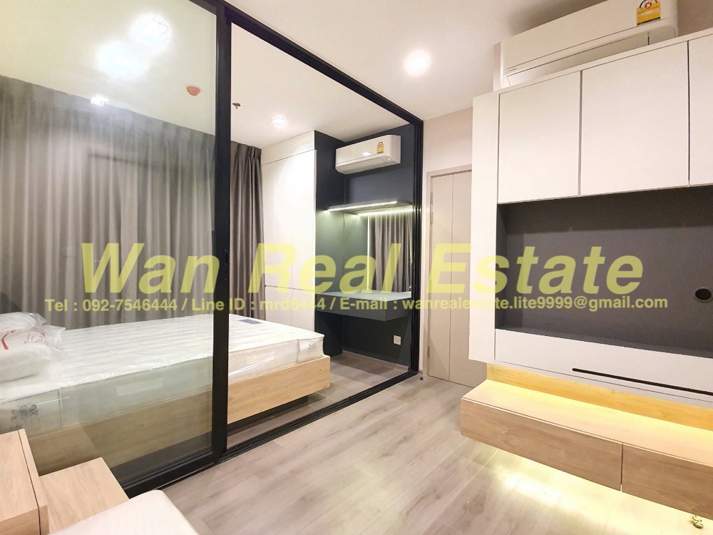 For RentCondoRattanathibet, Sanambinna : Condo for rent, Politan Rive, 14th floor, size 25 sq m, very beautifully decorated, river view, complete, ready to move in.