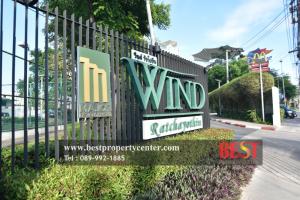 For SaleCondoKasetsart, Ratchayothin : Condo for sale Wind Ratchayothin (Wind Ratchayothin) BTS Ratchayothin, 12th floor, beautiful view, no block, fully furnished, ready to move in