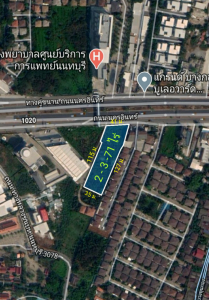 For SaleLandRama5, Ratchapruek, Bangkruai : Land for sale 2 rai 3 ngan 71 sq m. Next to Nakhon In Road, Rama 5