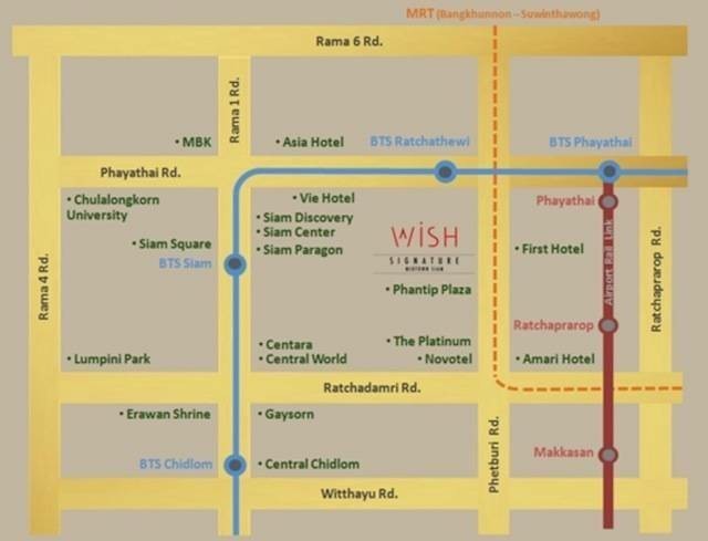 For SaleCondoRatchathewi,Phayathai : 🟠🟠🟠 (Owner) Condo for sale Wish Signature Midtown Siam, one bedroom, prime location in the heart of Siam, near BTS Ratchathewi.