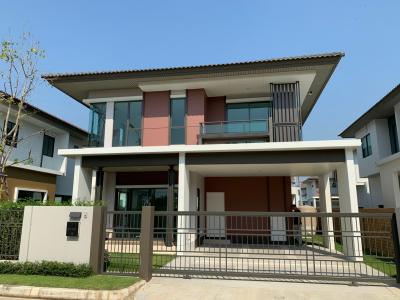 For SaleHouseRama5, Ratchapruek, Bangkruai : House for sale Village : Burasiri Ratchaphruek 345 house, very new condition.