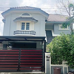 For RentHouseLadprao101, Happy Land, The Mall Bang Kapi : 2 storey detached house for rent, Ramkhamhaeng Road 150, area 52 square meters, 3 bedrooms, 3 bathrooms, rental price 22,000 baht per month.