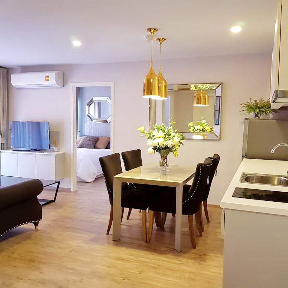 For RentCondoKasetsart, Ratchayothin : Condo for rent, Notting Hill Phahon-Kaset, beautiful room, new room, 2 bedrooms