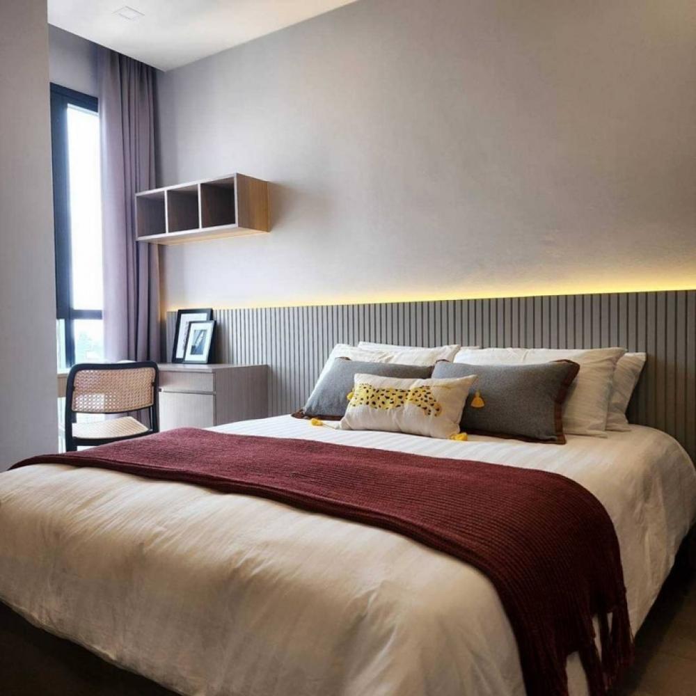 ให้เช่าคอนโดสุขุมวิท อโศก ทองหล่อ : 🔥Available Now🔥Ashton Asoke 1-1BR 35 sqm. New room ,High floor 082-459-4297