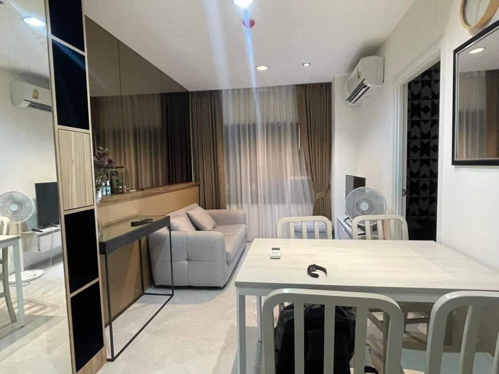 For RentCondoSamut Prakan,Samrong : 💮Condo for rent Aspire Erawan, next to BTS Erawan, one way to Siam, 2 bedrooms, 48 ​​sq m., beautiful room, has a washing machine, only 16000-