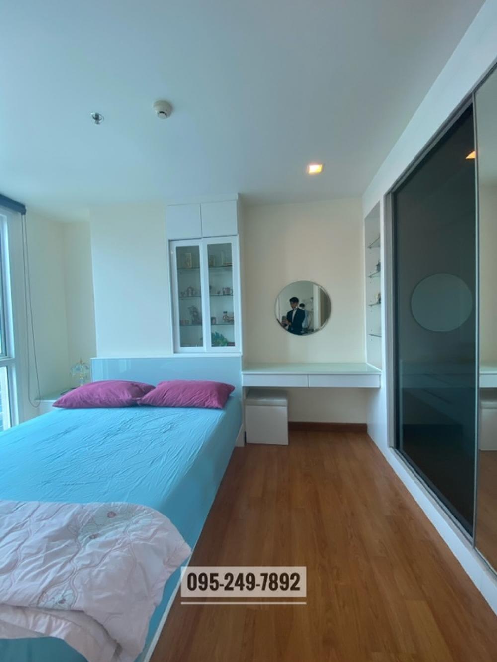 For RentCondoSiam Paragon ,Chulalongkorn,Samyan : 🔥Available 30 May 2024🔥wish@samyan 1-1BR 36.6 Sqm. Large room, built-in throughout the room. Complete electrical appliances 082-459-4297