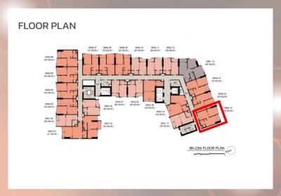 Sale DownCondoRatchadapisek, Huaikwang, Suttisan : The Stage Mindscape, south corner room, only 10x, xxx baht / sq m, first price, best selling location of the project