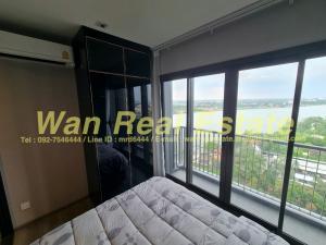For RentCondoRattanathibet, Sanambinna : For rent, politan aqua, 18th floor, size 31 sq.m., beautiful decoration, river view, north, fully furnished. The new room has never been in.