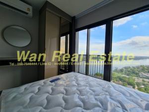 For RentCondoRattanathibet, Sanambinna : Condo for rent, politan aqua, 24th floor, river view, beautiful decoration, fully furnished, ready to move in, new room, never rent