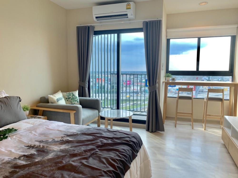 For RentCondoRattanathibet, Sanambinna : ❤️#B1919# new room, beautiful decoration, auspicious room number, fully furnished complete electrical appliances