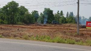 For SaleLandKhon Kaen : Land for sale, width 108 meters, next to 4 lane road, Maliwan Road.