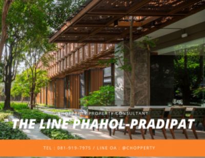 ขายคอนโดสะพานควาย จตุจักร : *Best Price* The LINE Phahol-Predipat 2 BR 52.66 sq.m. : 8.77 MB [Tel 0819197975]