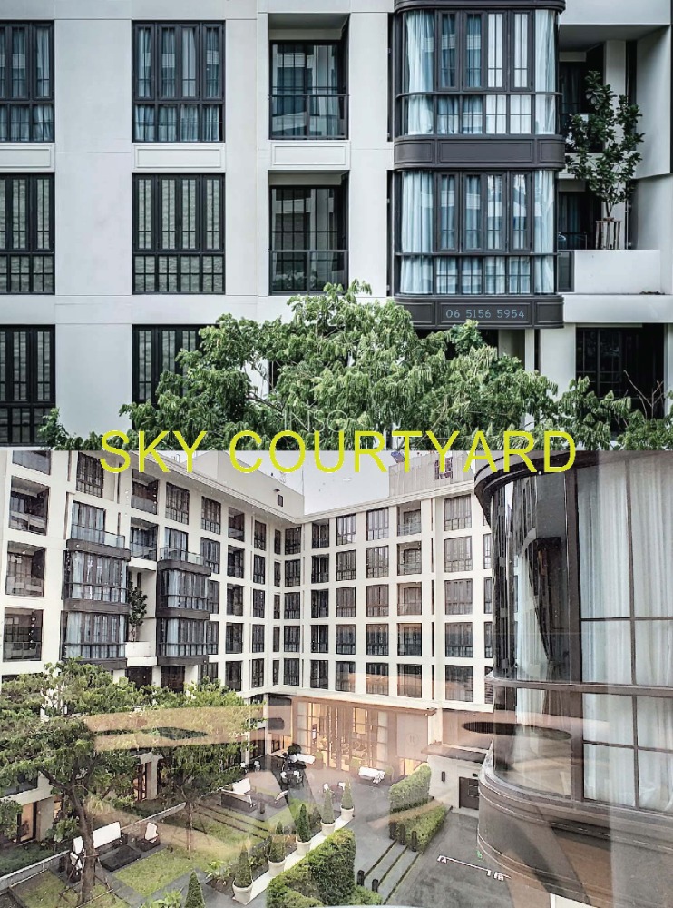 For SaleCondoSukhumvit, Asoke, Thonglor : [Sale with tenant] : THE RSV 61 ~ 2 BR ~ SKY COURTYARD room