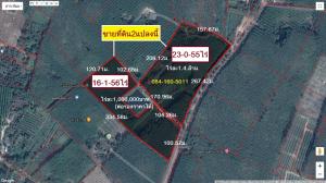 For SaleLandRayong : Land for sale on the road with rubber plantations, area 39-2-11 rai, partially durian plantation, Ban Na Klaeng, Rayong, Rayong Province