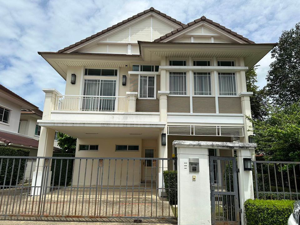For RentHousePhutthamonthon, Salaya : Single house for rent, Nantawan, Aksa Road.