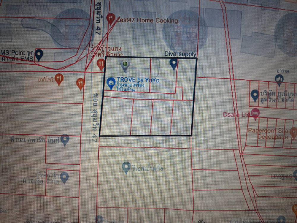 For SaleLandSukhumvit, Asoke, Thonglor : Land for sale Sukhumvit 47 1-2-51 rai 878,850,000 Am: 0656199198